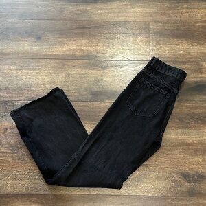 H&M divided wide leg black jeans 0